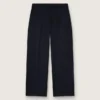 Men’s joggers in dark blue wool