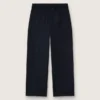Men’s joggers in dark blue wool