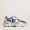Men's Lightstar in light blue mesh with white TPU star and silver bio-based inserts