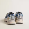 Men's Lightstar in light blue mesh with white TPU star and silver bio-based inserts