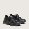 Men’s Lightstar with black leather and mesh upper and black star