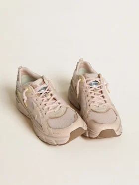 Men’s Lightstar with pink leather and mesh upper and pink star