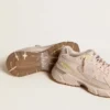 Men’s Lightstar with pink leather and mesh upper and pink star