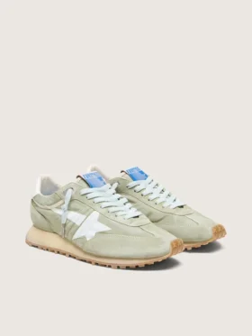 Men’s Marathon in sage-green nylon with white star