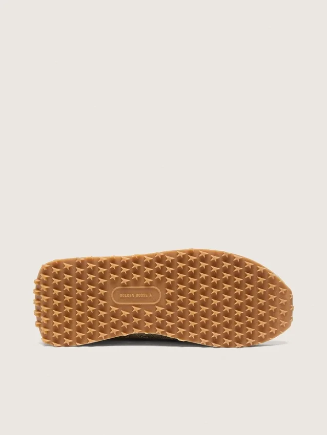 Men’s Marathon in sage-green nylon with white star