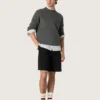 Men's Marathon Speed in beige and black leopard-print pony skin with black leather star