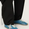 Men's Marathon Speed in blue nappa with printed star and silver leather heel tab
