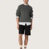 Men's Marathon Speed in leather with brown snake print, black star and silver leather heel tab