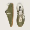 Men’s Marathon Speed in olive-green leather with cream star
