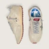 Men’s Marathon with beige nylon upper and gray star