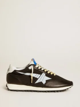 Men’s Marathon with black nylon upper and white star