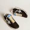 Men’s Marathon with black nylon upper and white star