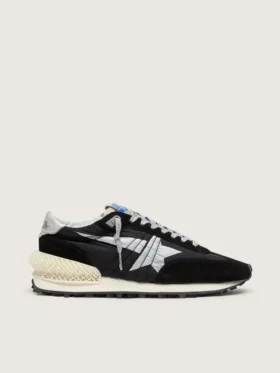Men’s Marathon with black ripstop nylon upper and silver star