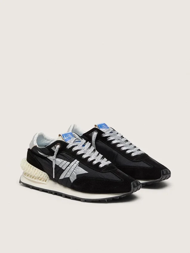Men’s Marathon with black ripstop nylon upper and silver star
