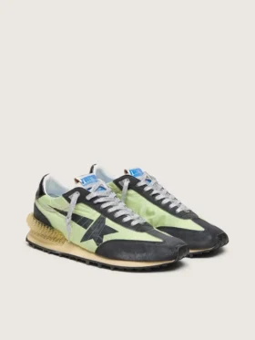Men’s Marathon with green nylon upper and black star