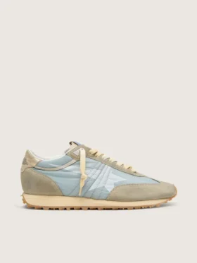 Men’s Marathon with light blue nylon upper and pastel blue star