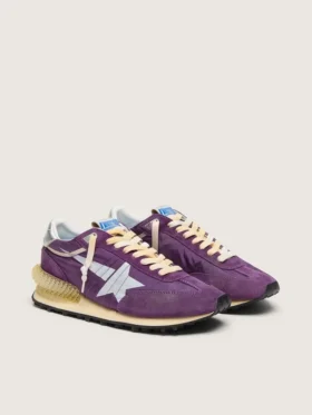 Men’s Marathon with purple nylon upper and white star