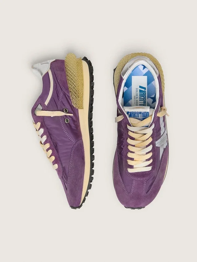 Women’s Marathon with purple nylon upper and white star