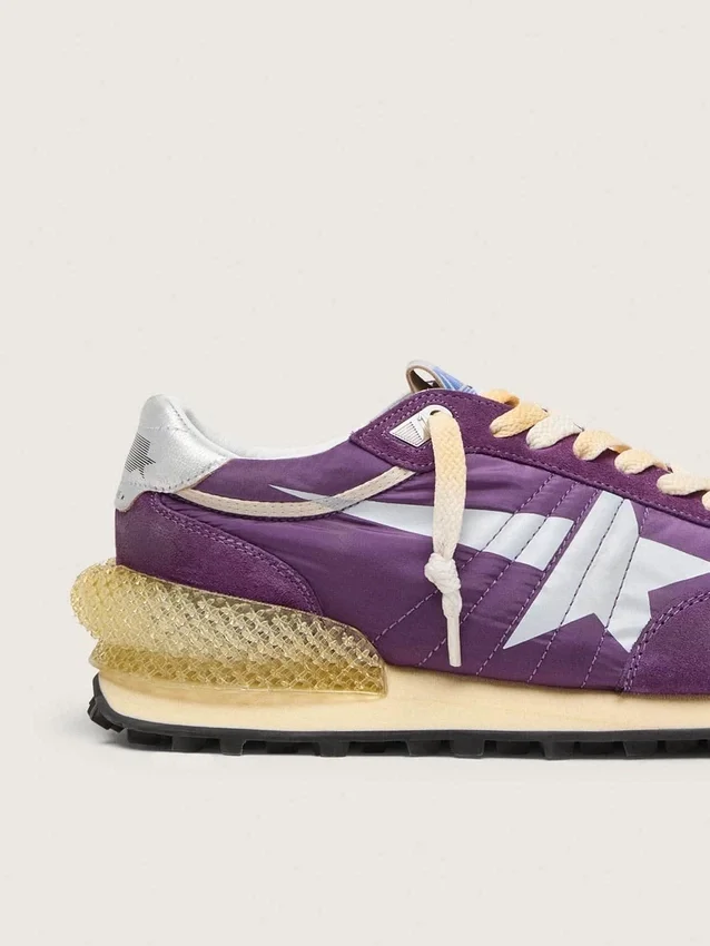Women’s Marathon with purple nylon upper and white star