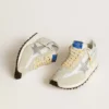 Men’s Marathon with white nylon upper and silver star