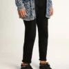 Men's Mid Star in nubuck with black leather star and silver flash