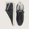 Men's Mid Star in nubuck with black leather star and silver flash