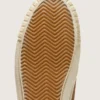 Men's Mid Star LAB in rust-colored suede with white leather star
