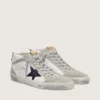 Men's Mid Star white with black star