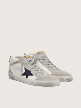Men’s Mid Star white with black star