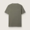 Men's olive green T-shirt with Golden lettering