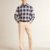 Men's pink dyed jeans