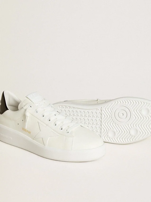 Men’s Purestar with leather star and black patent leather heel tab