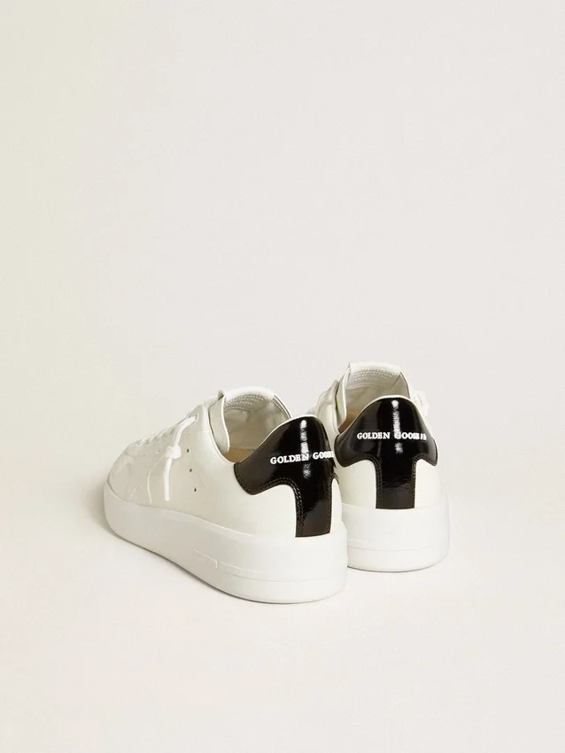 Men’s Purestar with leather star and black patent leather heel tab