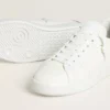 Men’s Purestar with white leather star and burgundy croc-print leather heel tab