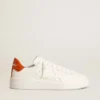 Men's Purestar with white leather star and orange heel tab