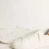 Men's Purestar with white leather star and orange heel tab