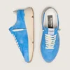 Men’s Running Sole in bright blue suede with white star
