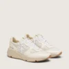 Men's Running Sole in mesh and white nappa