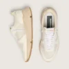 Men's Running Sole in mesh and white nappa