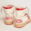 Men's Sky-Star with signature on the ankle and red inserts