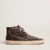 Men's Slide black with studs