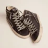 Men's Slide black with studs