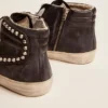 Men's Slide black with studs