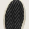 Men's Slide in gray suede with brown nubuck star and flash