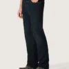 Men’s slim-fit jeans in dark indigo stretch denim