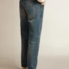 Men's slim fit jeans with medium wash