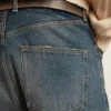 Men's slim fit jeans with medium wash