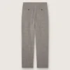 Men’s slim-fit pants in gray Prince of Wales check