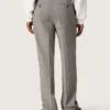 Men’s slim-fit pants in gray Prince of Wales check