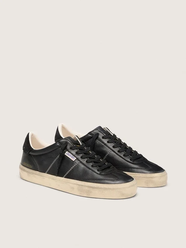 Men’s Soul Star in black bio-based nappa